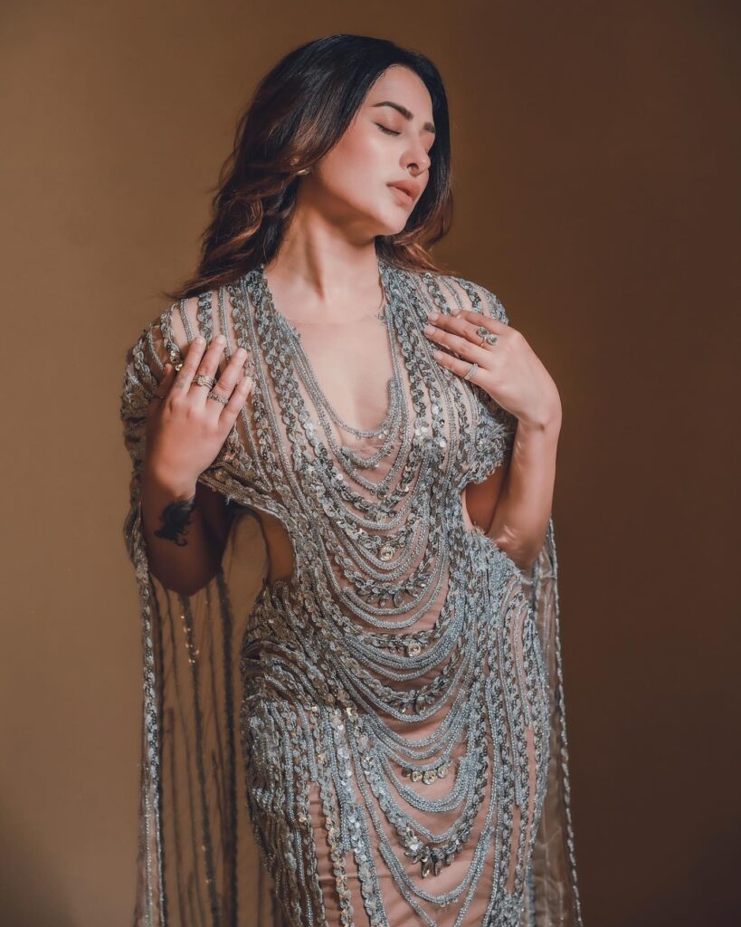 BollyWood Actress Mahira Sharma in Sexy Transparent Photoshoot Amazing Curved Booties