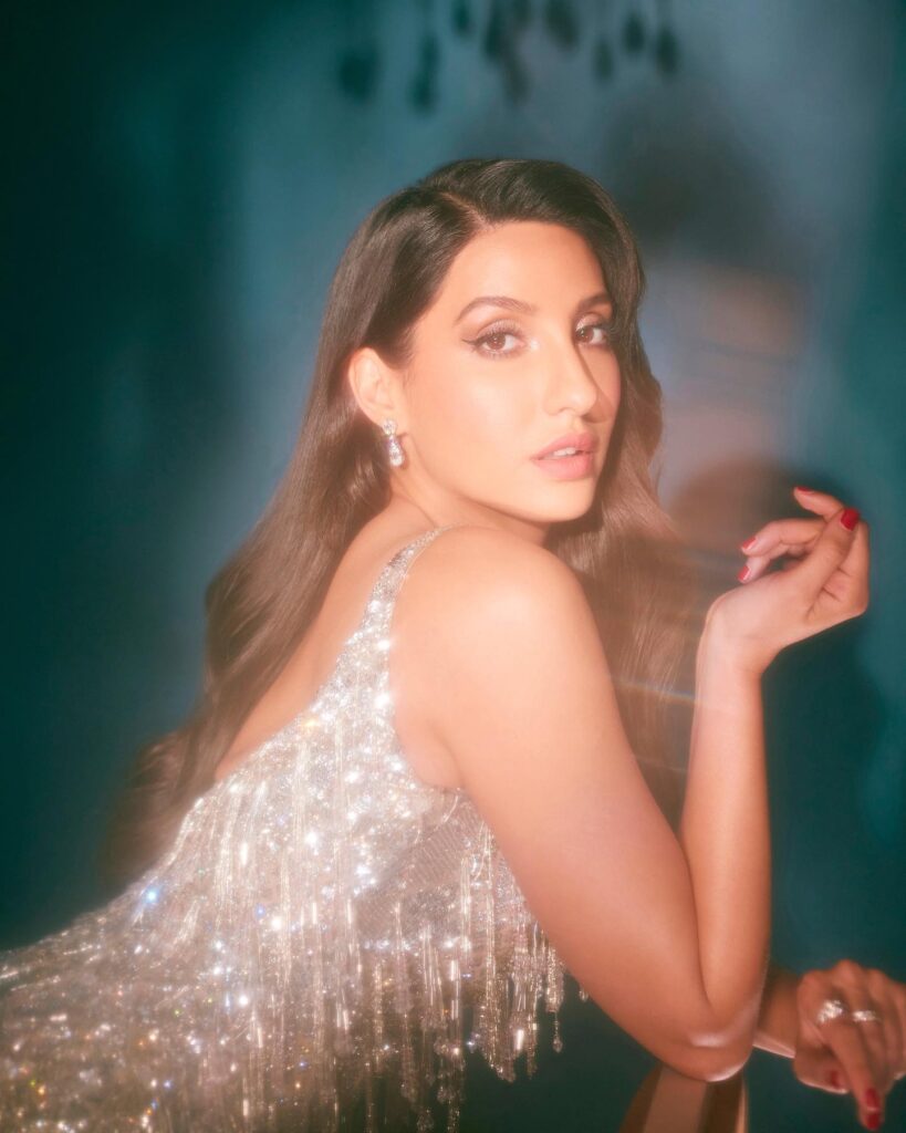 Sexy Buttock Bootie Siren Nora Fatehi Sets Hearts Ablaze with Her Curvacious Bootie Photoshoot