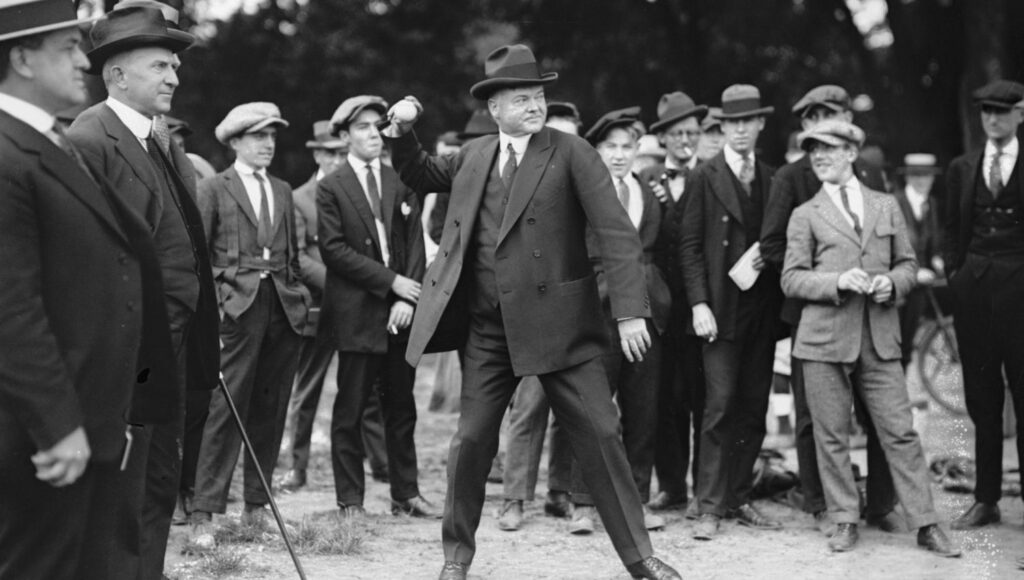 Herbert Hoover 31 US President and BaseBall